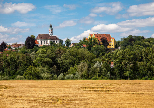 City of Erbach, Danube, Swabia, Germany