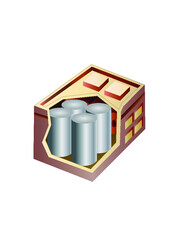 Chemical supply-storage