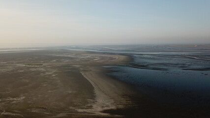 Nordsee Wattenmeer aus der Luft