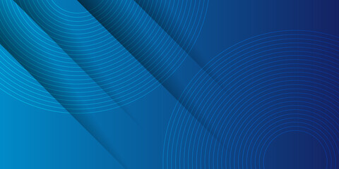 Blue technology background with circle pattern. Trendy blue color of 2021 background. Suit for business, corporate, institution, party, festive, seminar, and talks