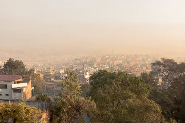 Foto op Canvas Kathmandu metropolis view from Kirthipur, Nepal. © krishna