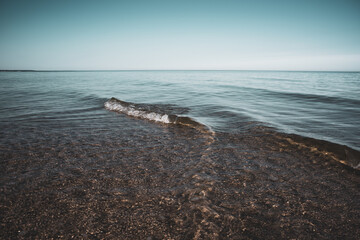 Sea beach on a sunny day