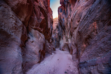 Straited Sandstone in Buckskin Gulch