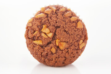 muffin on white background.