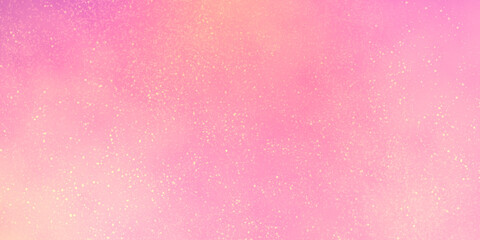 pink cute abstract empty background with small yellow dots, with different shades mixing. For the design of greeting cards, invitations, brochures, banners, etc.