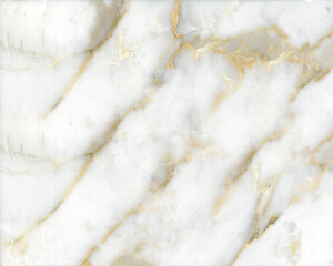 Naklejka na ściany i meble Contemporary calacatta white golden marble texture