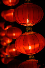 chinese lantern in the night