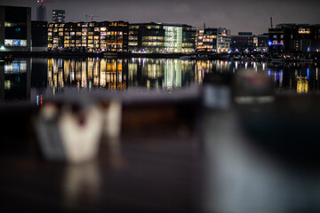 Night light in the city