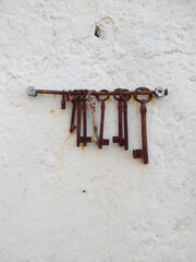 old rusty key