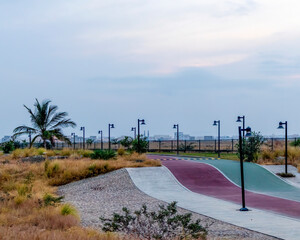 the road in the park