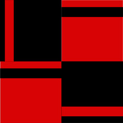vector illustrations of red and black squares, red and black squares abstraction, illustration, illustration for notebook, illustration for passport cover, image for printing on a poster, image for pr