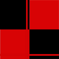 vector illustrations of red and black kradrats, red and black squares abstraction, illustration, illustration for notebook, illustration for passport cover, image for printing on a poster, image for p