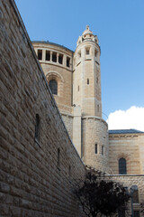 Obraz premium Jerusalem, Israel. Assumption Monastery in the old city of Jerusalem.