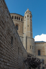 Obraz premium Jerusalem, Israel. Assumption Monastery in the old city of Jerusalem.