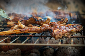 veal chops on the grill