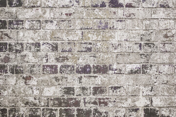 Texture of grey brick wall
