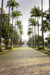 Praça da Liberdade in the city of Belo Horizonte in Minas Gerais State in Central Brazil