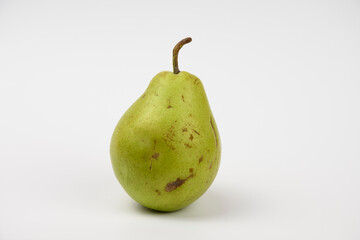 Fresh pear on a white background