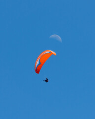 paraglider in the sky