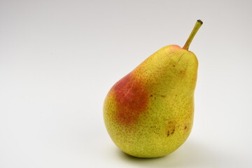 Fresh pear on a white background
