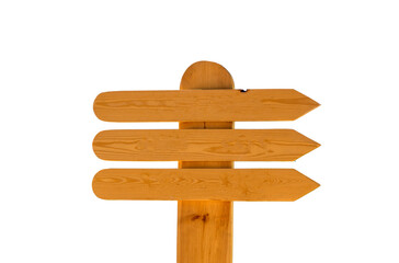 The index of directions isolated on a white background. Clipping path included.