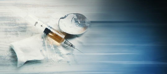 white dope powder on the table