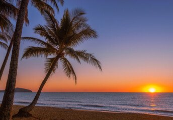 Obraz na płótnie Canvas Sunrise in paradise