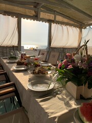 wedding table setting
