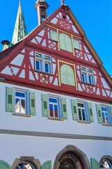Obraz premium Rathaus Renningen im Landkreis Böblingen / Baden-Württemberg
