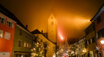 Nachtstimmung in Engen / Landkreis Konstanz