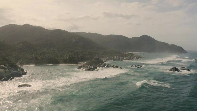 Aerial view of Playa del Cabo.