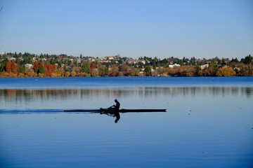 Green Lake in Seattle 
Lake View  
Nice Fall Scene