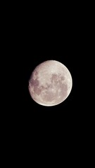 Obraz premium full moon over black