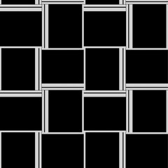 Black and white texture. Abstract seamless geometric pattern.
