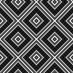 Black and white texture. Abstract seamless geometric pattern.
