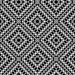 Black and white texture. Abstract seamless geometric pattern.
