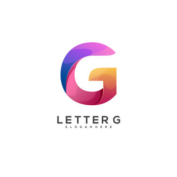 Awesome Logo g Letter Colorful Gradient Vector Design