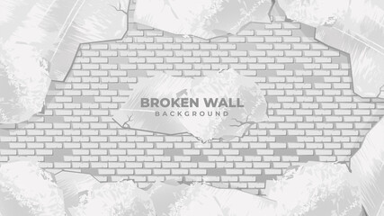 Broken Wall Background