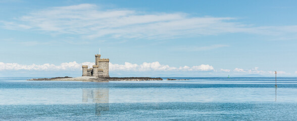 Castle On island in Ramsey Isle Of man