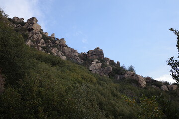 日本の岡山県の王子が岳の景色