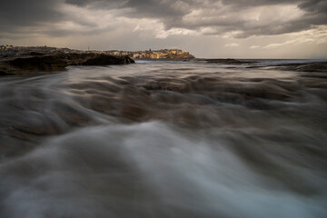 Bondi Beach at sunset, Sydney Australia