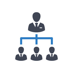 Business leader icon