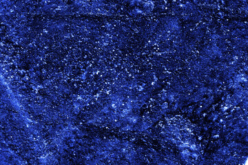 Fashionable abstract background for blue color design. An empty, uniform surface with a fine texture and speckled spots. Screen saver for information