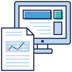 Fototapeta premium Web Coding Report 