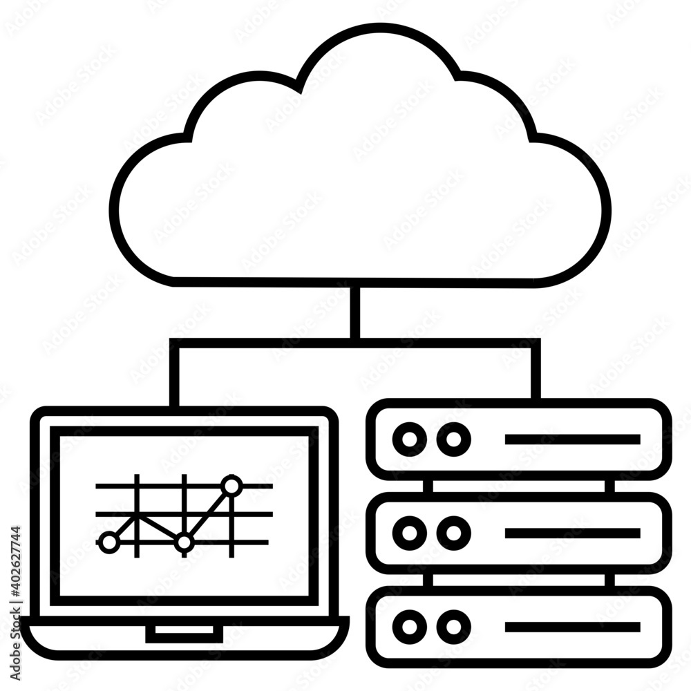 Canvas Prints cloud data network