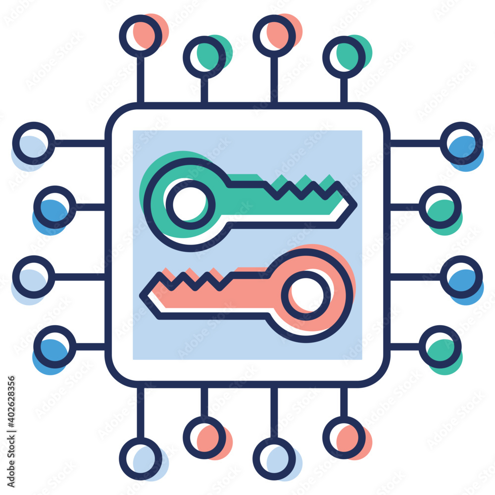 Wall mural microprocessor security