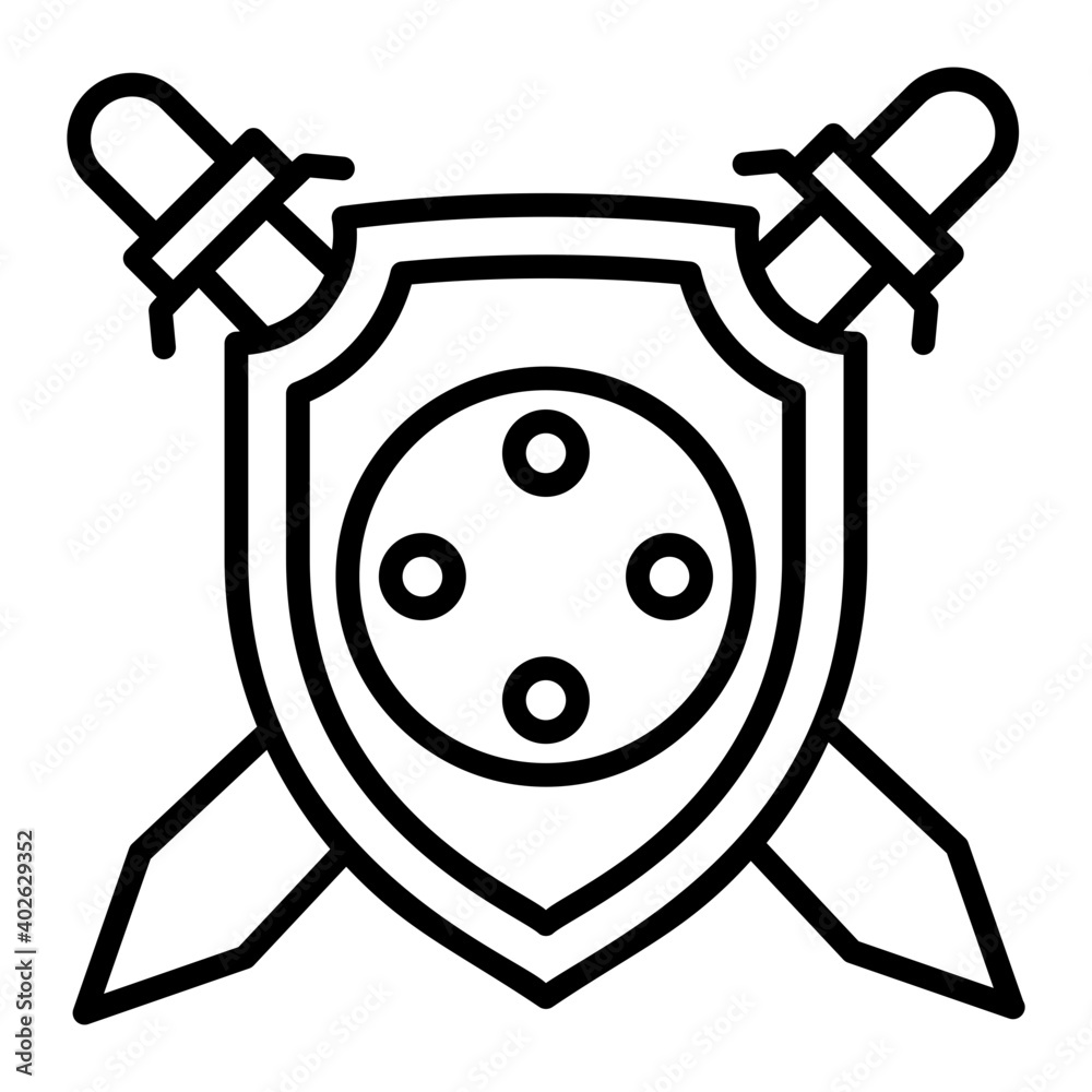 Poster Sword With Shield