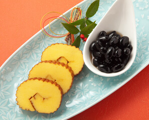 お節 　 伊達まき　　黒豆