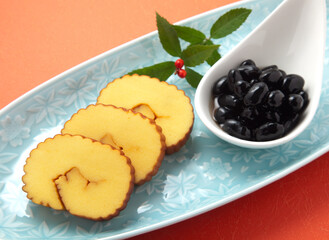 お節 　 伊達まき　　黒豆