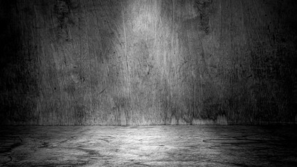 Black andd white wall texture with light in the middle.background stock image